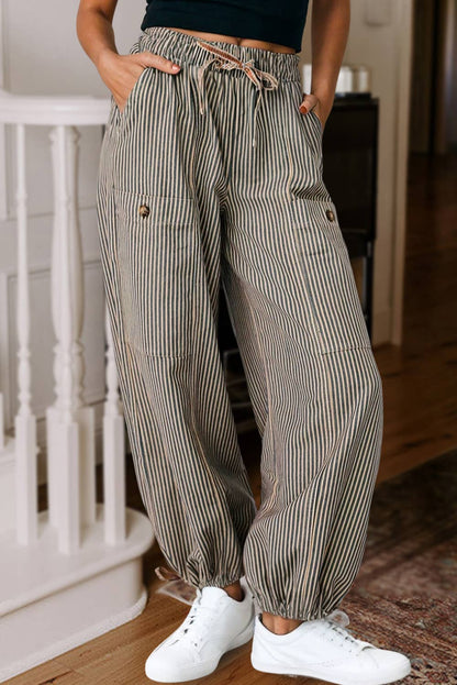 Striped Wide Leg britches