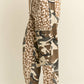 LEOPARD & CAMOUFLAGE  PRINT PANTS