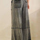 MINERAL WASHED DENIM PANTS