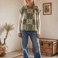 Leopard Checkerboard Sweater Vest
