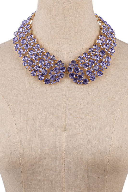 Diana Purple Collar Necklace