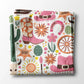 Retro Western Cactus Cowboy Kitchen Towel