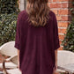 Oversized Crochet Knit Top