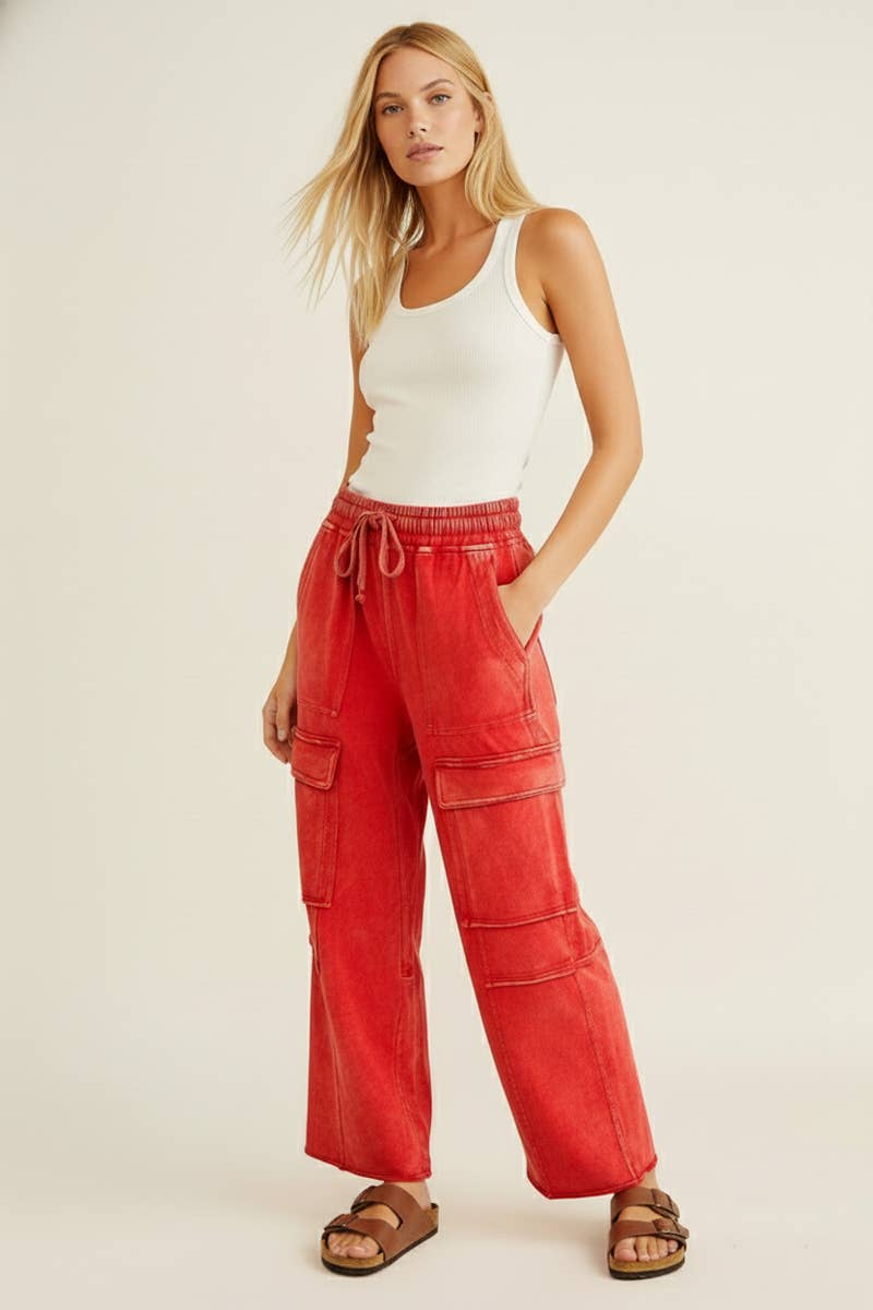 Jolly Red Cargo Pants