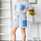 JACQUARD STRIPE TOP WITH POCKET