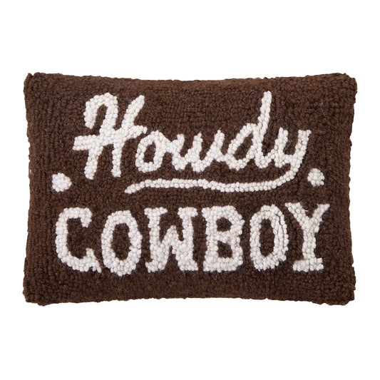 Howdy Cowboy Hook Pillow