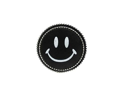 Smile Face Cuff Ring