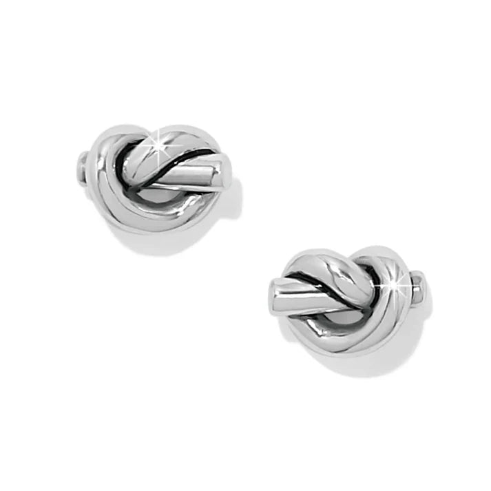 Interlok Single Knot Mini Earrings