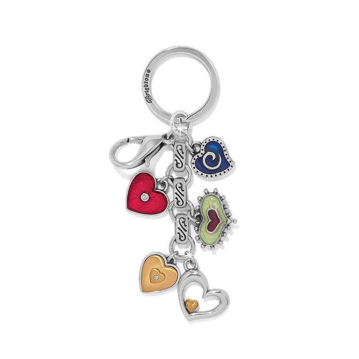 One Heart Color Key Fob