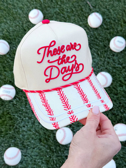 Baseball These are the Days Hat